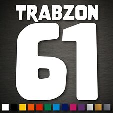 21471 Trabzon 61 Aufkleber 95x111mm Türkei Türkiye Memleket JDM Farbwahl Decal