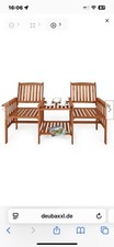  2-Sitzer Gartenbank mit Tisch
