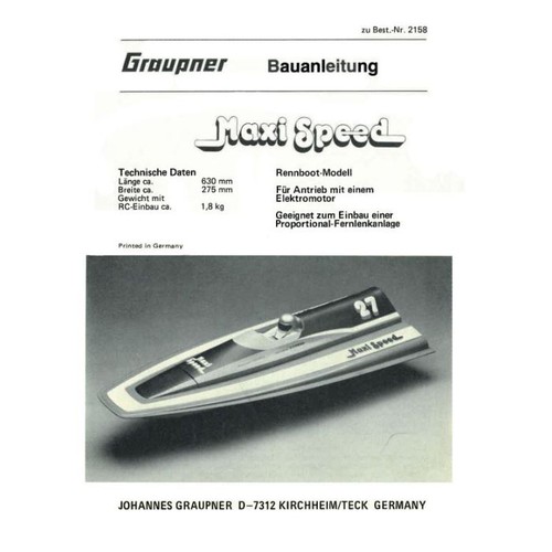 Bauplan maxi speed - bauplan, maxi-speed