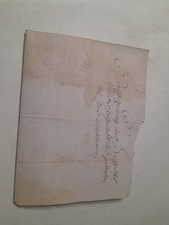 Handschrift. Schriftstück von