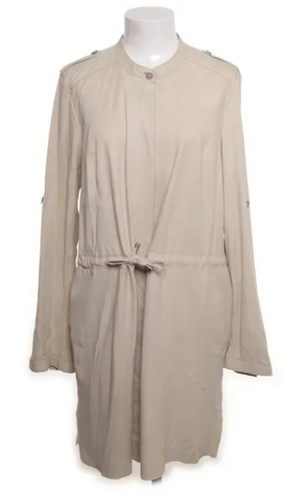 Ledermantel beige 44 - beige,