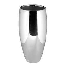 Fink Boden-Blumenvase 28x14 cm Eisen versilbert Bodenvase Behälter für Blumen