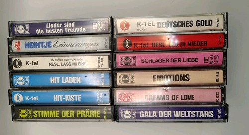 12x tel musikkassetten - 12x, k-tel