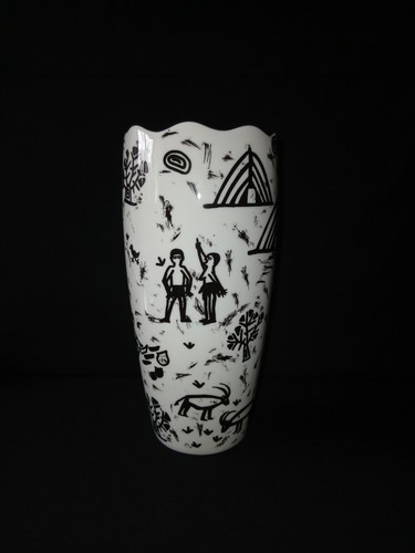 Porzellan vase living - vase, "living