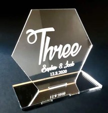 Hexagon Personalisiert Tisch