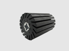 Gummi Schleifwalze Schwarz