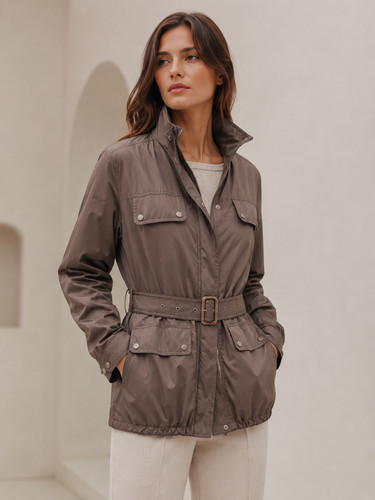 Strenesse luxus parka taupe - strenesse,
