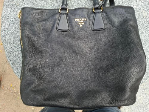 Prada shopper schwarz - schwarz, gold