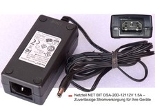 NETZTEIL NETBIT DSA-200-121 12V 1,5A SWITCHING ADAPTER FÜR ROUTER KAMERA LED MMC