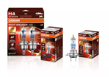 2x OSRAM Night Breaker H1 H3 H4 H7 H8 H11 D1S D2S D3S 150 220% Halogen Xenon LED