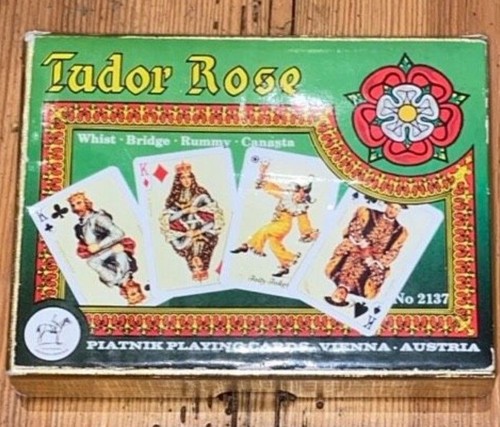 Tudor rose piatnik playing - piatnik,
