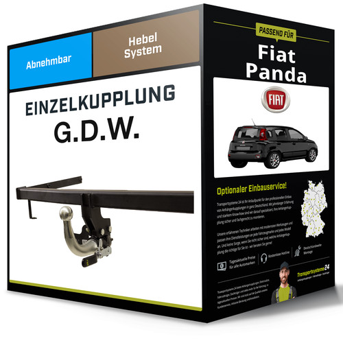 Abnehmbare anhängerkupplung - abnehmbare,