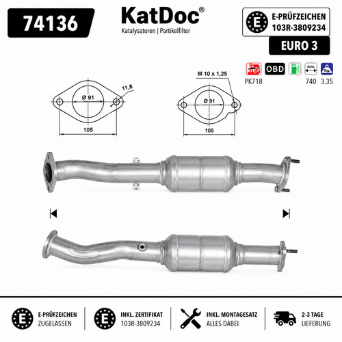 Katalysator für nissan - katalysator,