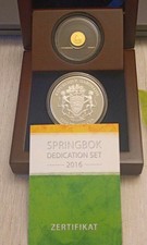 Gold Springbok Dedication Set