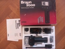 Braun 2000 VarioComputer 370 BVC Blitzgerät für Kameras