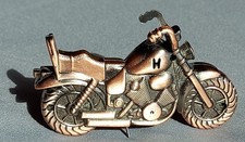 Motorrad Feuerzeug,  Kupfer GAS -TISCHFEUERZEUG, sehr schöne Sammlerstück, funkt