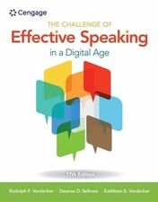 The Challenge of Effective Speaking in a Digital Buch WADSWORTH INC FULFILLMENT