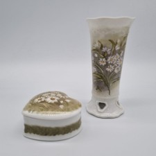 Set Vintage Porzellan Vase