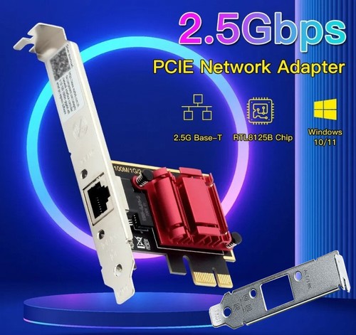 Gbit pcie netzwerkkarte - 2,5,