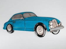 3D Metall Wandbild Auto 72x40