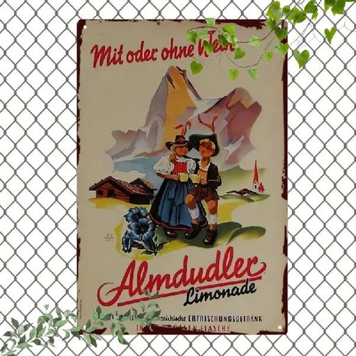 Blechschild mit oder - blechschild,