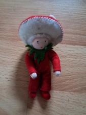 Fliegenpilz Stoffpuppe Waldorf