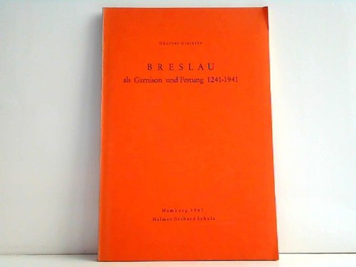 Breslau als garnison und - breslau,