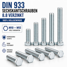 Sechskantschrauben DIN 933
