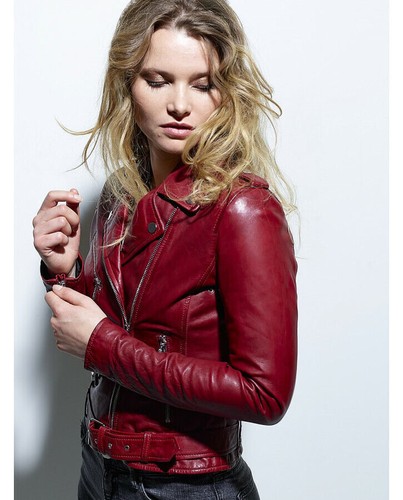 Damen stylische burgunder - damen,