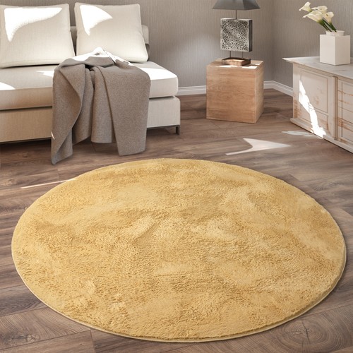 Teppich rund fellteppich - teppich,
