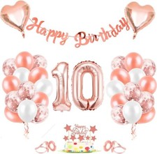 Luftballon 10, Geburtstagsdeko