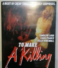 TO MAKE A KILLING, DVD, SELTEN, 1988, KARL ZWICKY, VICIOUS, WILD DOGS, TAMBLYN