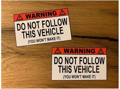 Offroad aufkleber warning - offroad,