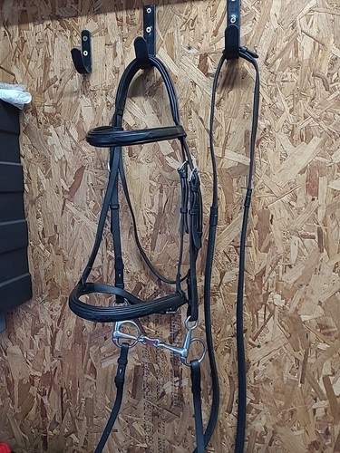 Englische leder trense bit - leder,