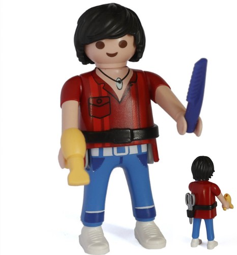 Playmobil figur friseur - figur,