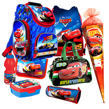Disney CARS AUTO 8 Teile* SCHULRANZEN RANZEN Sporttasche Schultüte Tornister Set