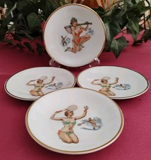 Vier Alte Porzellan Konfekt