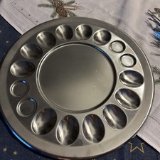 Runde Eierplatte aus