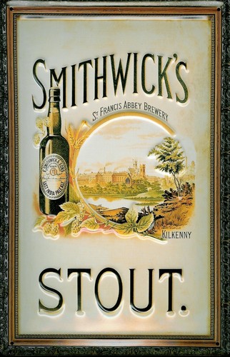 Blechschild smithwicks beer - blechschild,