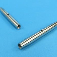 Edelstahl Hülse M8 Links -