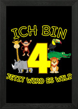 Kinder Zoo 4 Ich Bin Framed