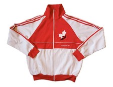 RARE Adidas Canada Jacke Retro Vintage Olympics Jacket Team Kanada L