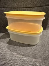 Tupperware 2 x Junior Cool'N Fresh, 640ml, Aufbewahr,durchsicht.+gelb