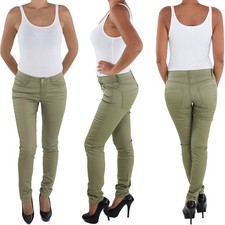 Damen Kunstlederhose Bikerhose