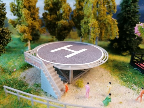 Hubschrauberlandeplatz für