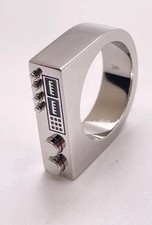 Swatch „Feel the Beet“ Ring – Edelstahl – Größe 11 (US) / 65 (EU) – Selten DJ