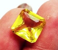 Prince Schliff Gelb Saphir 8