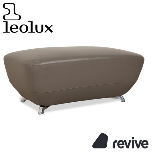 Leolux daja leder hocker grau - daja,