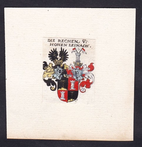 Rech von hohenleinach wappen - rech,