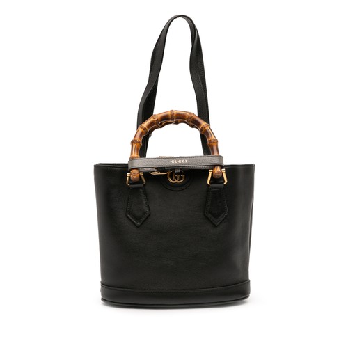 Gucci small calfskin bamboo - gucci,